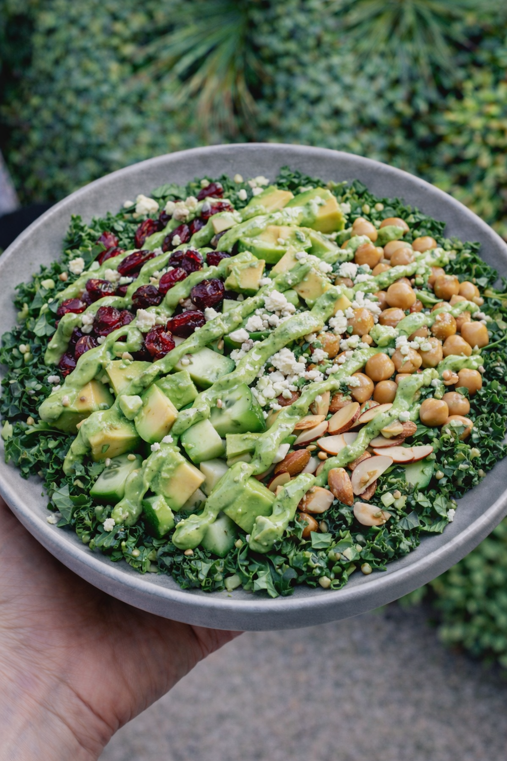 Kale me now salad at Gratefuel Cafe in Fort Lauderdale, FL 33308